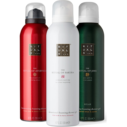 Rituals Mix Shower Foam Value Pack 3x200 ml