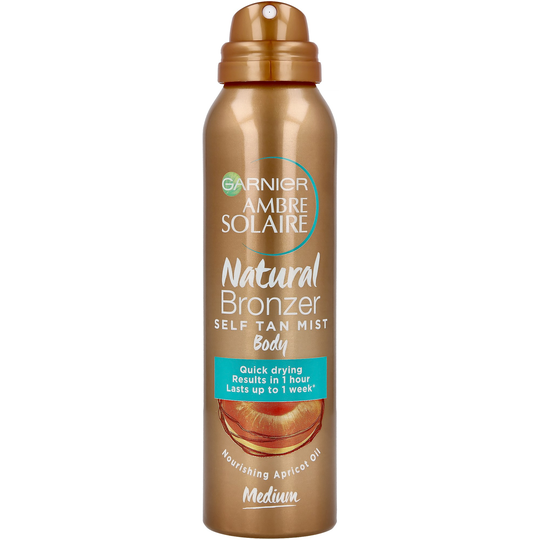 Garnier Ambre Solaire Natural Bronzer Self Tan Mist Body 150 ml
