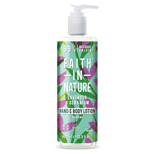 Faith in Nature Hand & Body Lotion Lavender & Geranium 400 ml