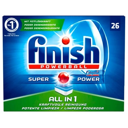 Finish Powerball All in One Max Disktabs - 26 st.