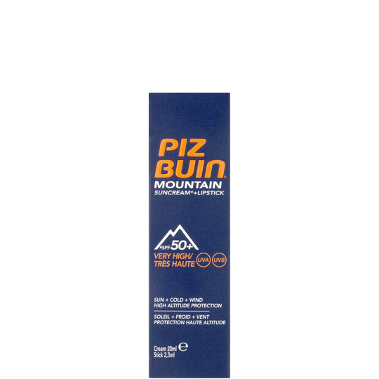 Piz Buin Mountain Sun Cream & Lipstick - Very High SPF 50+
