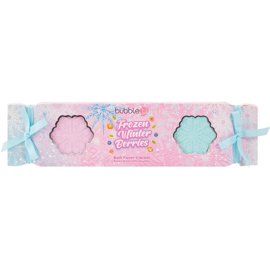 BubbleT Frozen Winter Berries Snowflake Cracker