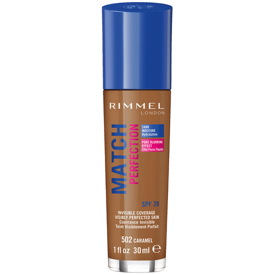 Rimmel Match Perfection Foundation (olika nyanser) - Caramel
