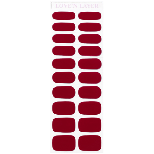 Love'n Layer Solid Layers Burgundy Red