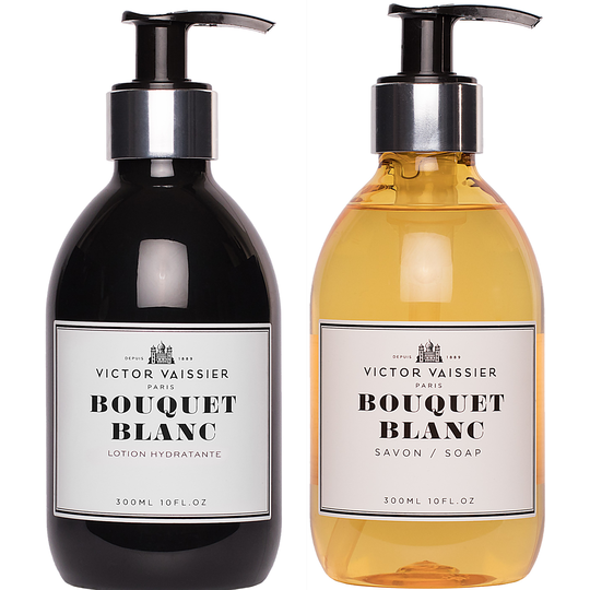Victor Vaissier Soap Lotion Bouquet Blanc Box 600 ml
