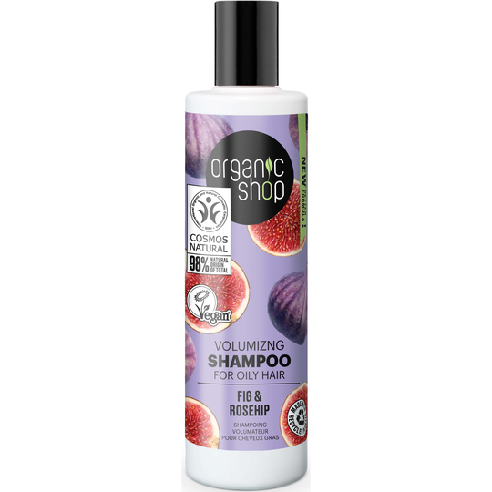 Organic Shop Volumizing Shampoo Fig & Rosehip 280 ml