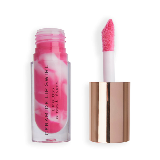 Makeup Revolution Lip Swirl Ceramide Gloss (Various Shades) - Berry Pink
