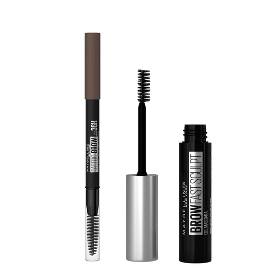 Maybelline Fill and Set Brow Bundle (olika nyanser) - Deep Brown 07