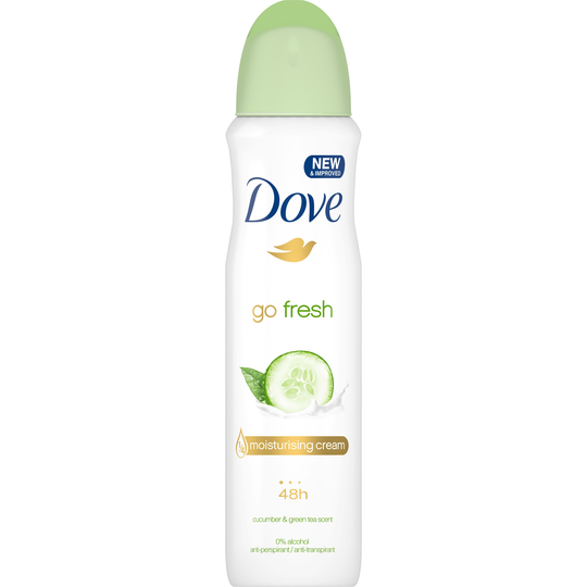 Dove Go Fresh Cucumber & Green Tea Anti-Perspirant Deo Spray 150 ml