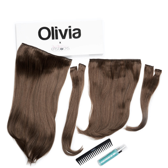 Olivia X Easilocks Straight Collection (Various Options) - Brown Cocoa