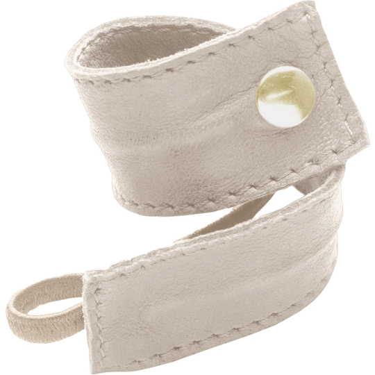 Corinne Leather Band Short Bendable Cream