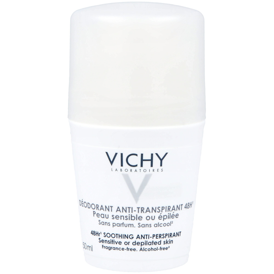 VICHY Deodorant antiperspirant deodorant roll-on 48h. Utan parfym. 50