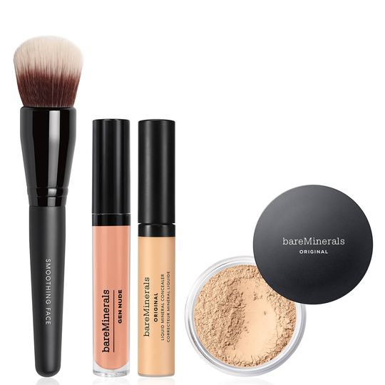 bareMinerals exclusive Clean Beauty Essentials Bundle (Various Shades) - Fairly Light
