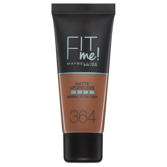 Maybelline Fit Me! Matte & Poreless Foundation 30 ml (olika nyanser) - 364 Deep Bronze