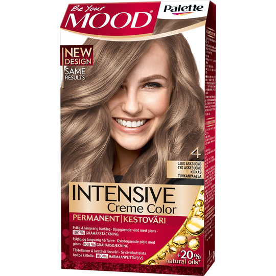 Schwarzkopf MOOD Intensive Creme Color 4 Ljus Askblond