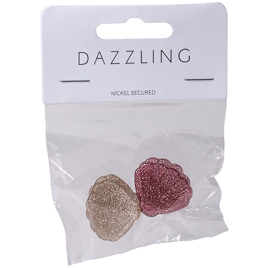 Dazzling Hår Snäck-klämma liten 2-pack