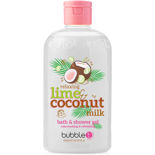 BubbleT Lime & Coconut Milk Smoothie Bath & Shower Gel 500 ml