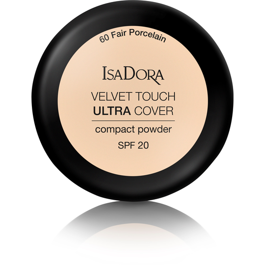 IsaDora Velvet Touch Ultra Cover Compact Power Spf 20 60 Fair Porcela