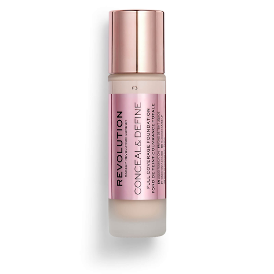 Revolution Conceal & Define Foundation (olika nyanser) - F3