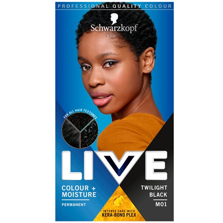 Schwarzkopf Live Permanent Hårfärg - M01 Twilight Black