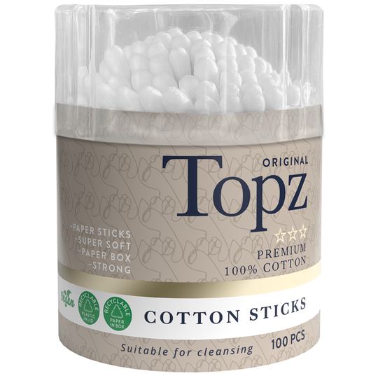 Topz Cosmetics Cotton Sticks Designed