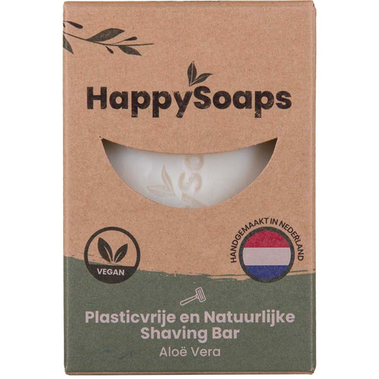 HappySoaps Shaving Bar Aloe Vera