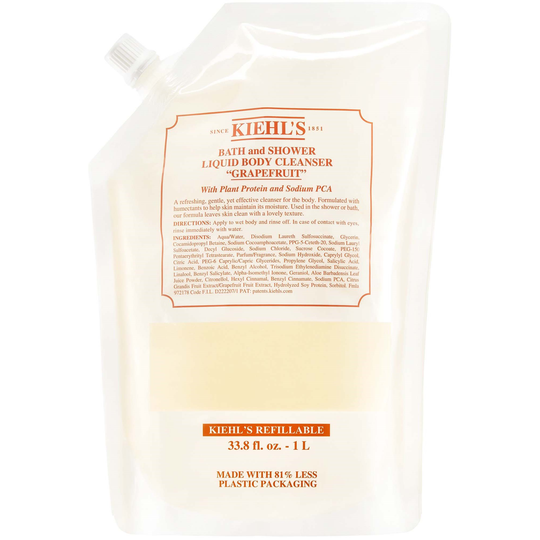 Kiehl's Liquid Body Cleanser Bath and Shower Grapefruit Refill 1000 m