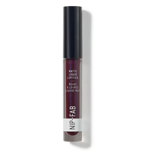 NIP + FAB Make Up Matte Liquid Lipstick 2,6 ml (olika nyanser) - Black Grape