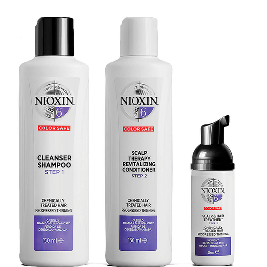 NIOXIN 3-Part System 6 Trial Kit för kemiskt behandlat hår med avancerad gallring