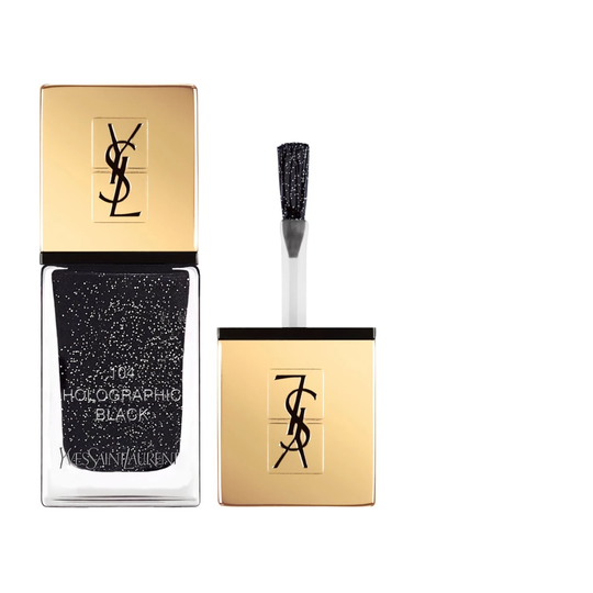 La Laque Couture Nail Polish 104 Holographic Black
