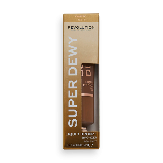 Makeup Revolution Superdewy Liquid Bronzer 15ml (Various Shades) - Fair to Light