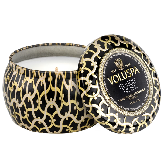 Minitin Candle Suede Noir 113 g