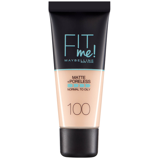 Maybelline Fit Me! Matte & Poreless Foundation 30 ml (olika nyanser) - 100 Warm Ivory