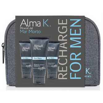Alma K Dead Sea Minerals Recharge Travel Kit for Men