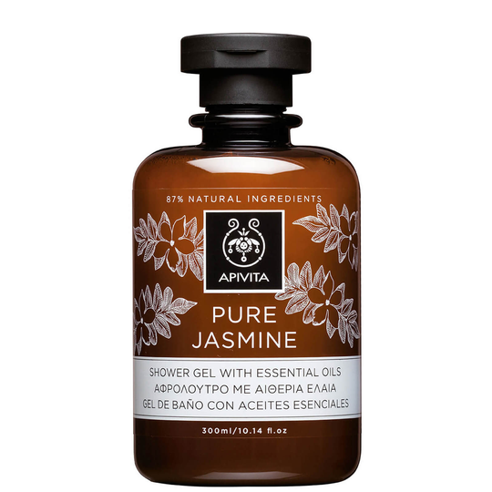 APIVITA Pure Jasmine Shower Gel with Essential Oils 300 ml