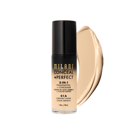 Conceal + Perfect 2-In-1 Foundation 01A Creamy Nude