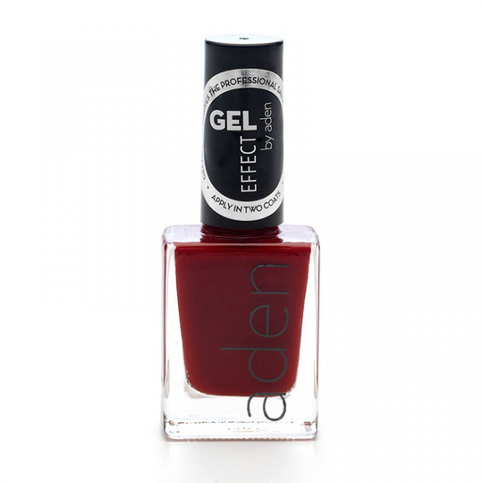 Aden Gel Effect Nail Polish Ruby Red