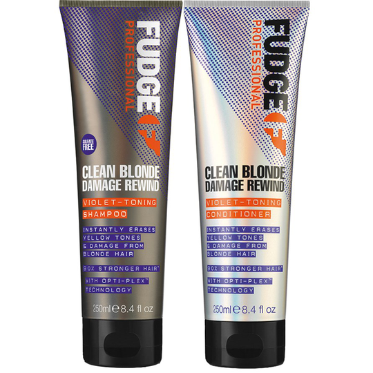 fudge Clean Blonde Care Damage Rewind Paket