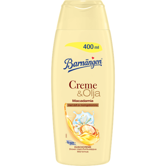 Barnängen Shower Creme & Olja Macadamia 400 ml
