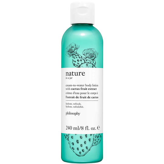 philosophy Nature in a Jar Cream-To-Water Body Lotion with Cactus Fruit Extract 240ml
