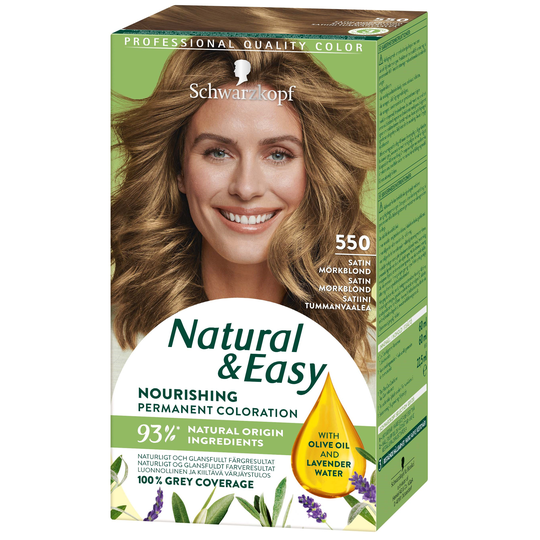 Schwarzkopf Natural & Easy Hair Color 550 Satin Mörkblond