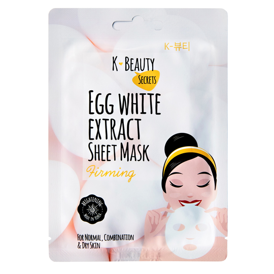 K-Beauty Secrets Egg White Extract Sheet Mask 15 g