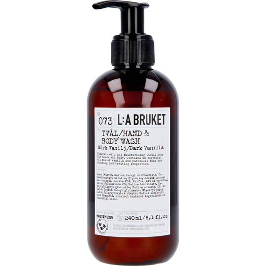 L:A Bruket Flytande tvål Mörk Vanilj 240 ml