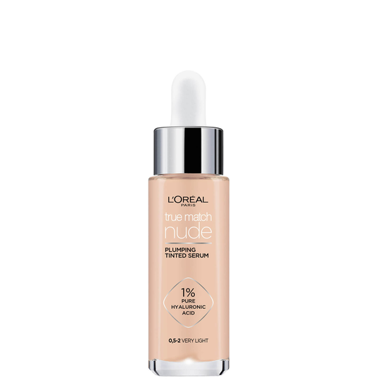 L'Oréal Paris True Match Nude Plumping Tinted Serum (Various Shades) - 0.5-2 Very Light