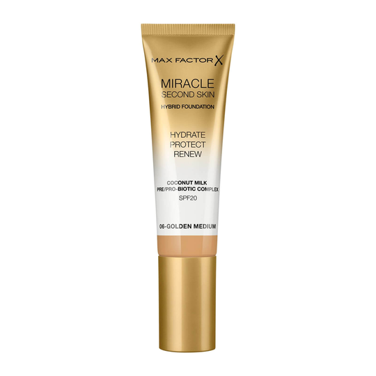 Max Factor Miracle Touch Second Skin 30ml (Various Shades) - Golden Medium