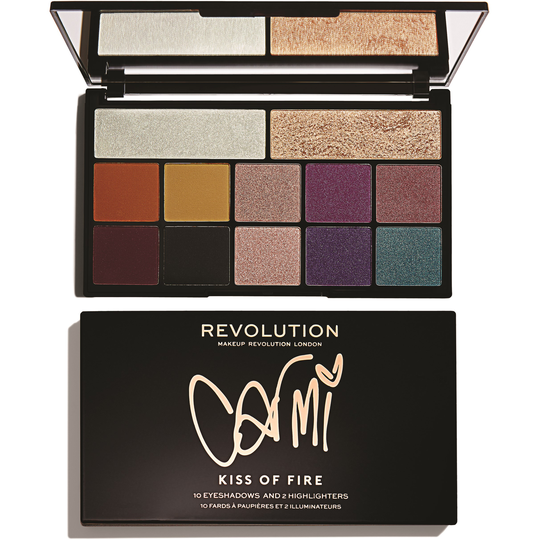 Makeup Revolution X Palette Carmi Kiss Of Fire