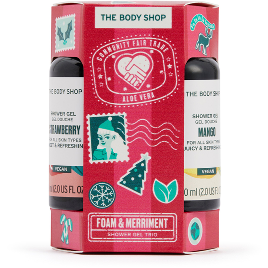 The Body Shop Foam & Merriment Shower Gel Trio