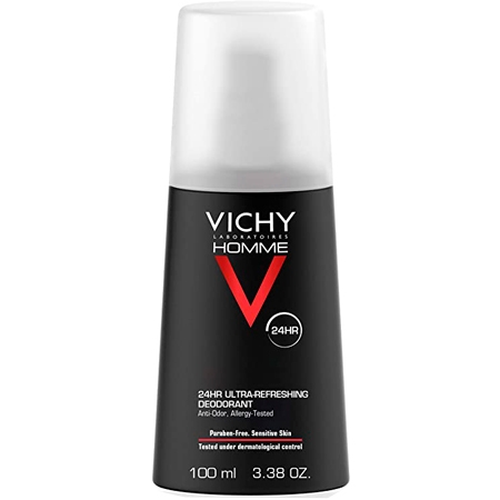 Vichy Homme 24H Ultra-Fresh Deodorant Spray - 100ML