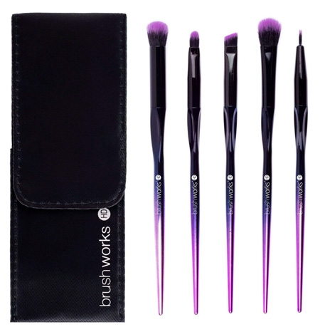 Brushworks Precision Eye & Brow Set