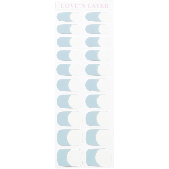 Love'n Layer French Manicure Layers Heavenly Blue